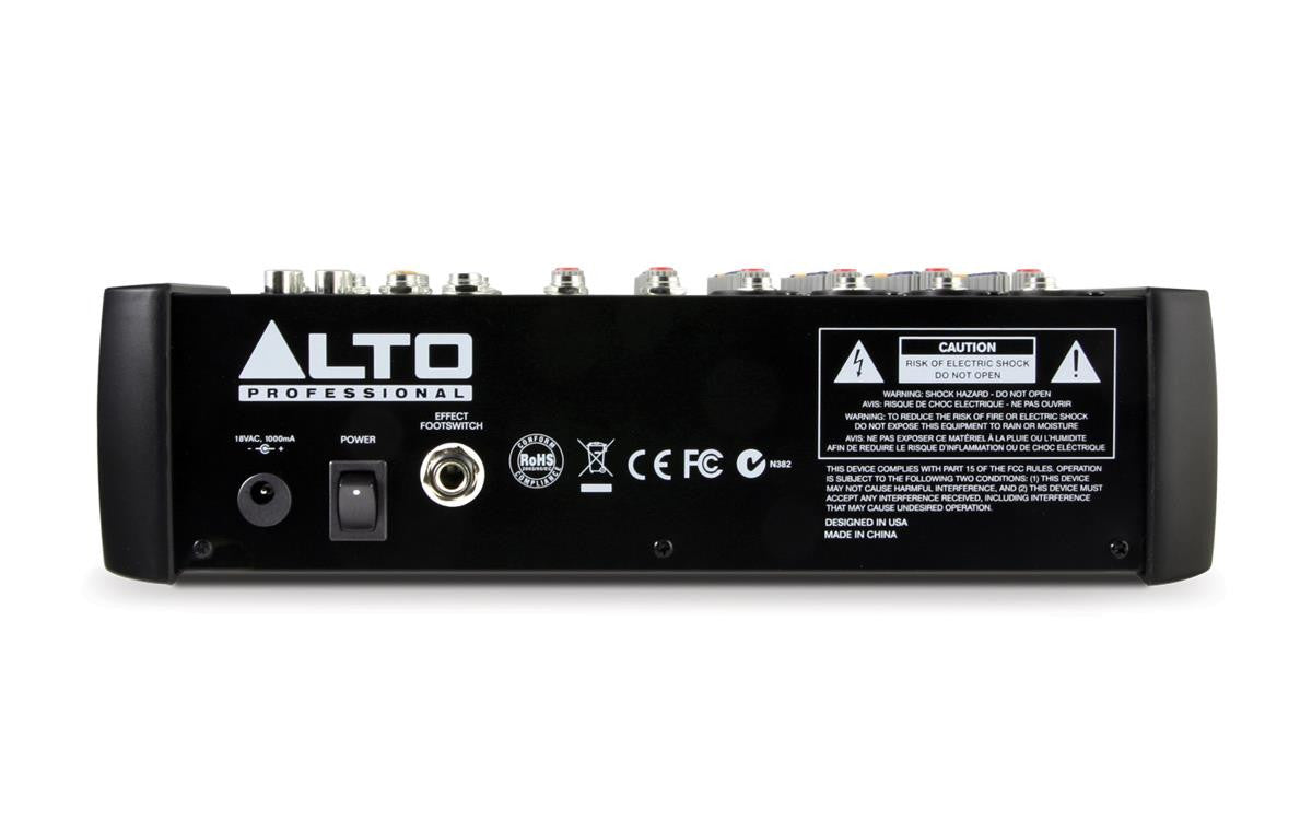 ZMX122FX | 8-Channel Compact Mixer with Effects Alto Professional