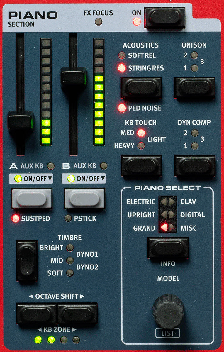 NORD STAGE 4 88 88 fuldvægtede Triple Sensor tangenter
