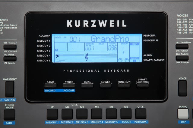 Kurzweil KP150 Performance Series Arranger Keyboard