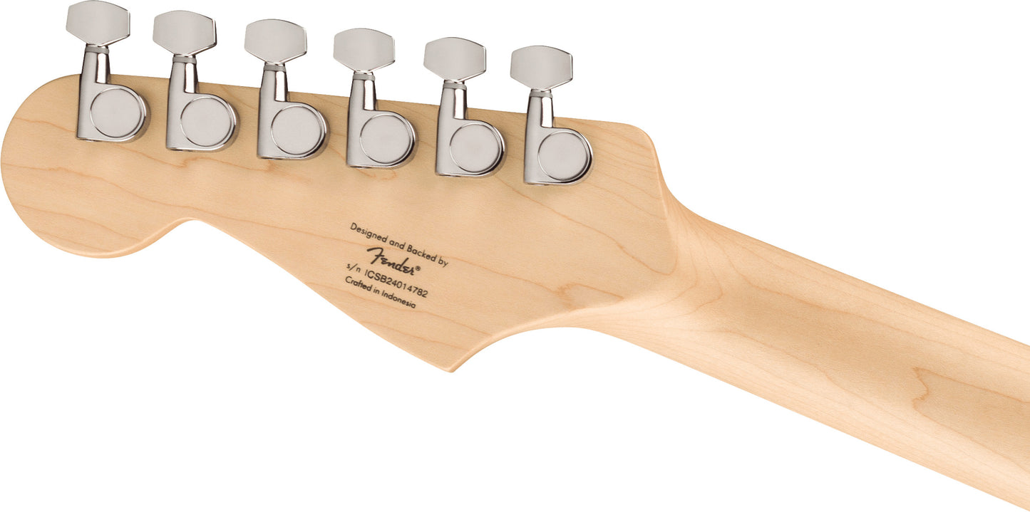 FSR Squier Sonic® Stratocaster®, Maple Fingerboard, White Pickguard, Fiesta Red