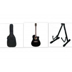 Fender CD-60CE Black Guitarpakke