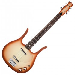 Danelectro Longhorn 58 Elektrisk Guitar, kobber Burst