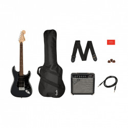 Squier Affinity Stratocaster HSS Pack LRL, Charcoal Frost Metallic