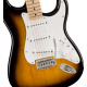 Squier Sonic® Stratocaster®, Maple Fingerboard, White Pickguard, 2-Color Sunburst