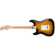 Squier Sonic® Stratocaster®, Maple Fingerboard, White Pickguard, 2-Color Sunburst