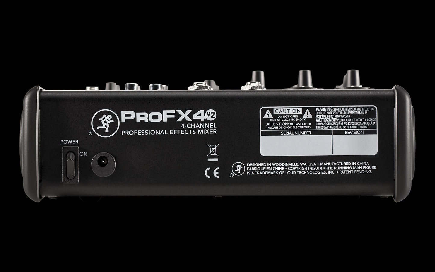 Mackie ProFX4 v2 Mixer 4 kanaler med effekter 
