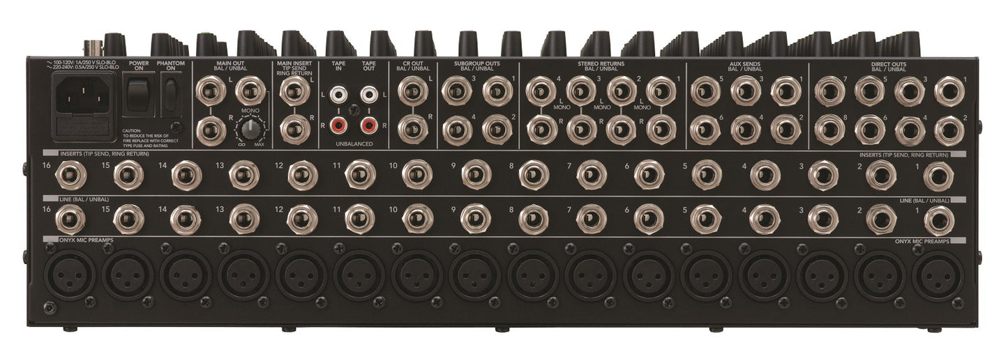 Mackie 1604VLZ4 Mixer 16 kanaler (10 Mic/3 stereo line) 