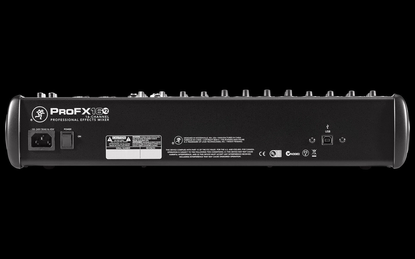 Mackie ProFX16 v2 Mixer 16 kanaler med effekter, USB