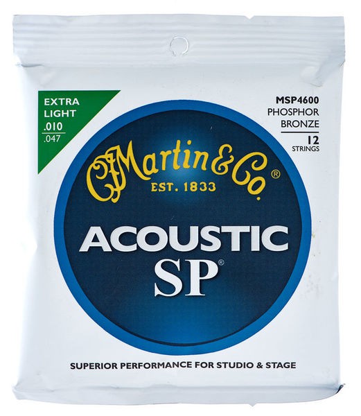 Martin MSP4000 western-guitar-strenge, 010-047 extra light