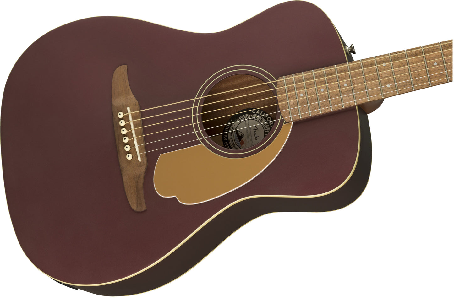 Fender  Malibu Player Burgundy Satin