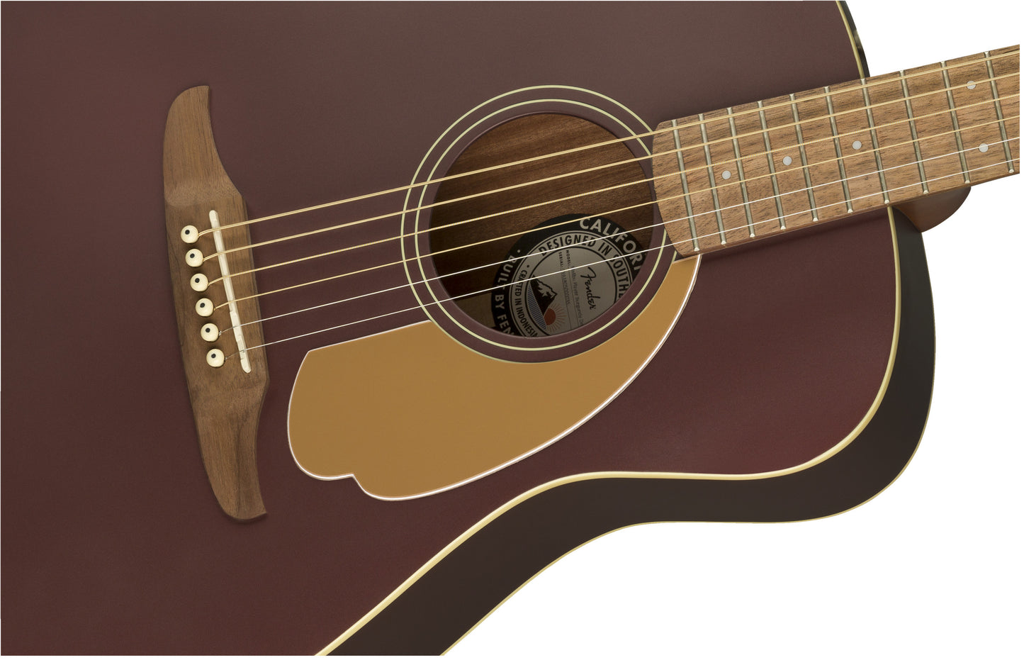 Fender  Malibu Player Burgundy Satin