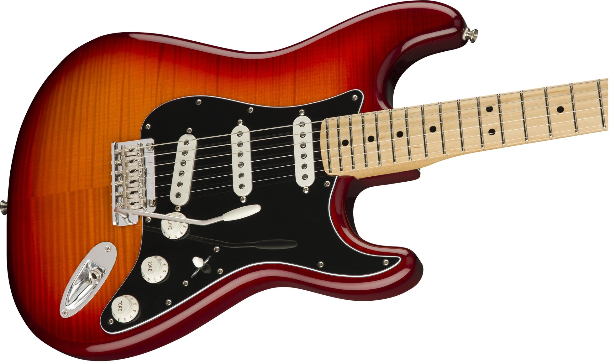 Player Stratocaster® Plus Top, Maple Fingerboard, Aged Cherry Burst