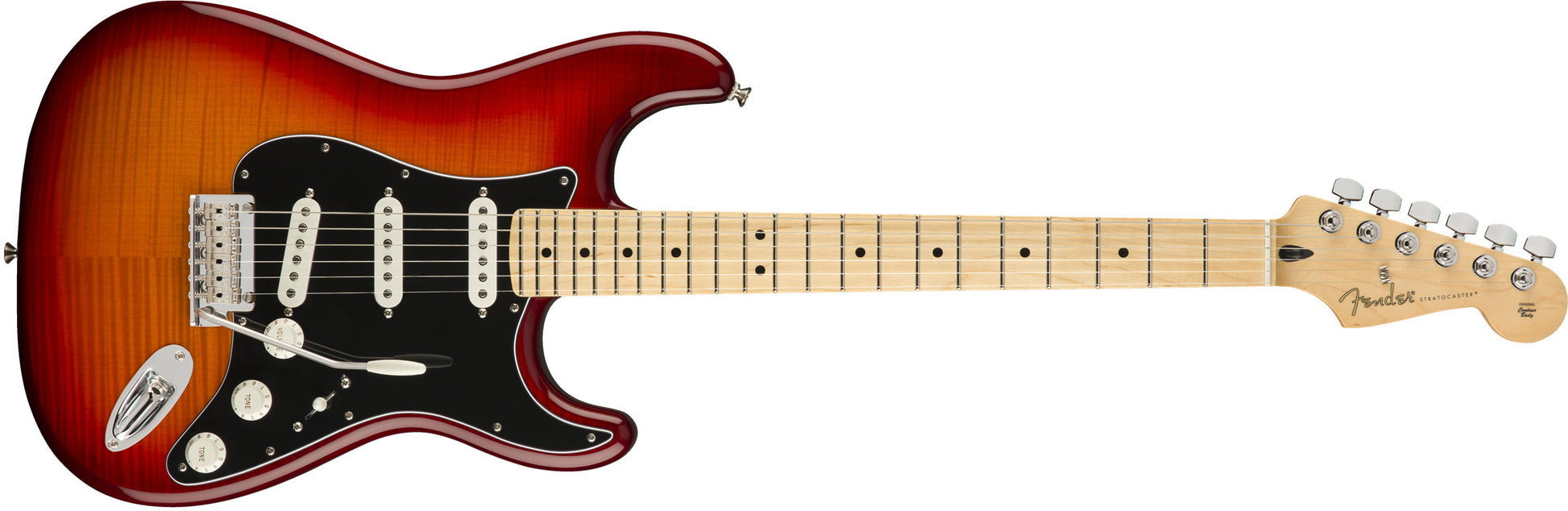 Player Stratocaster® Plus Top, Maple Fingerboard, Aged Cherry Burst