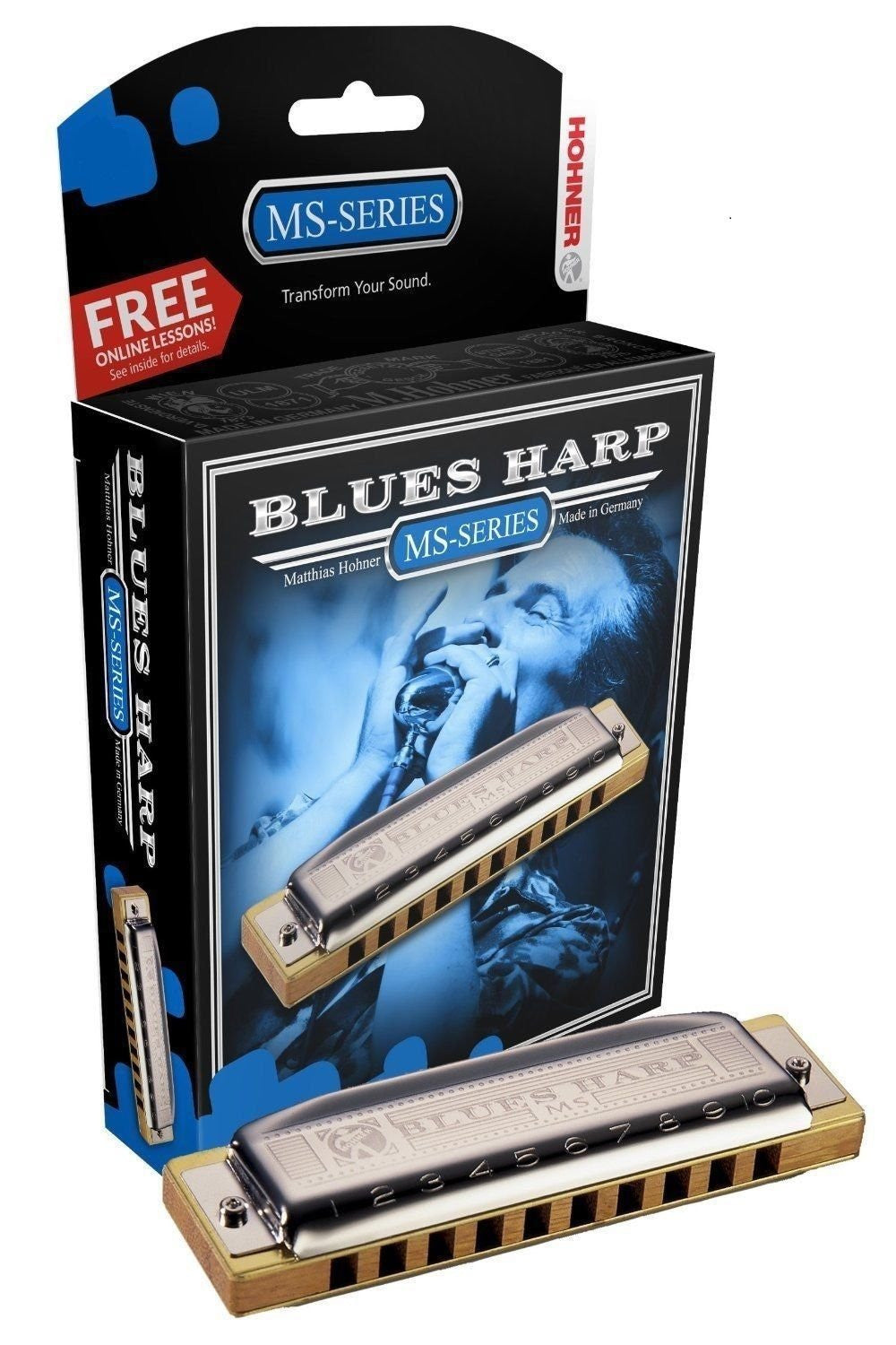 New Hohner Blues Harp Diatonic Harmonica Key of C