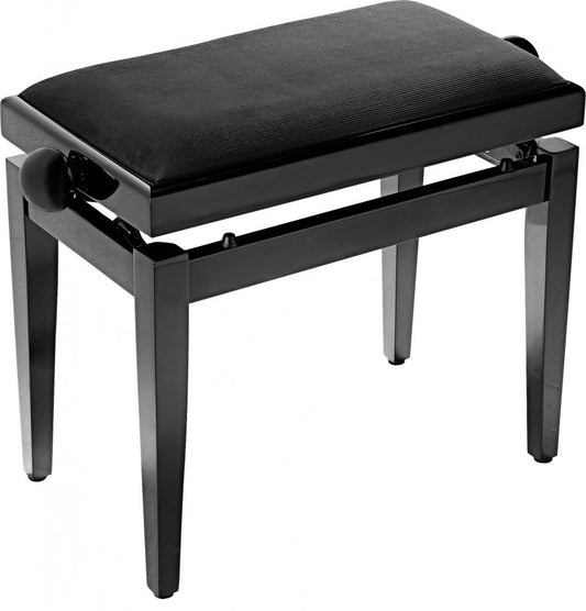 Pianobænk Sort Mat