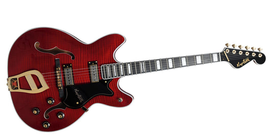 Hagström 67' Viking II - Wild Cherry Transparent