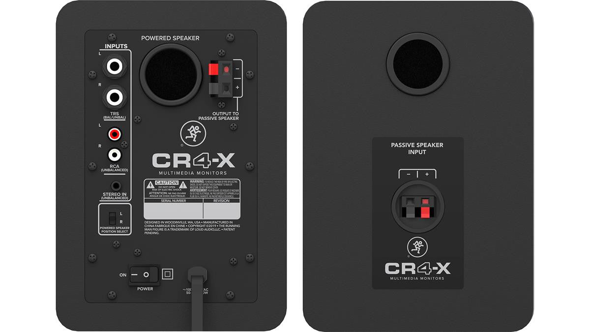 CR4-X - 4" Multimedia Monitors  Mackie