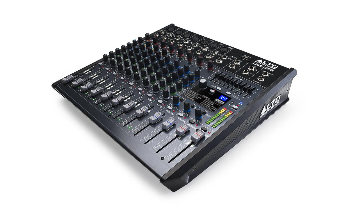 LIVE 1202 | Professional 12-Channel/2-Bus Mixer  Alto Professional