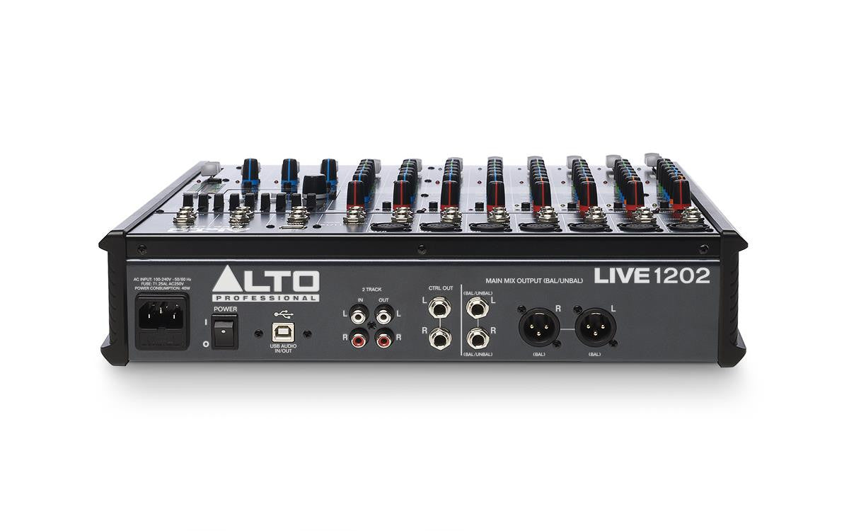 LIVE 1202 | Professional 12-Channel/2-Bus Mixer  Alto Professional