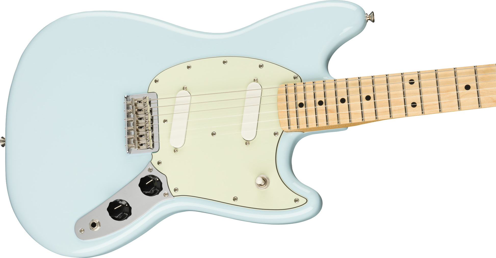 Fender Mustang, Maple Fingerboard, Olympic White