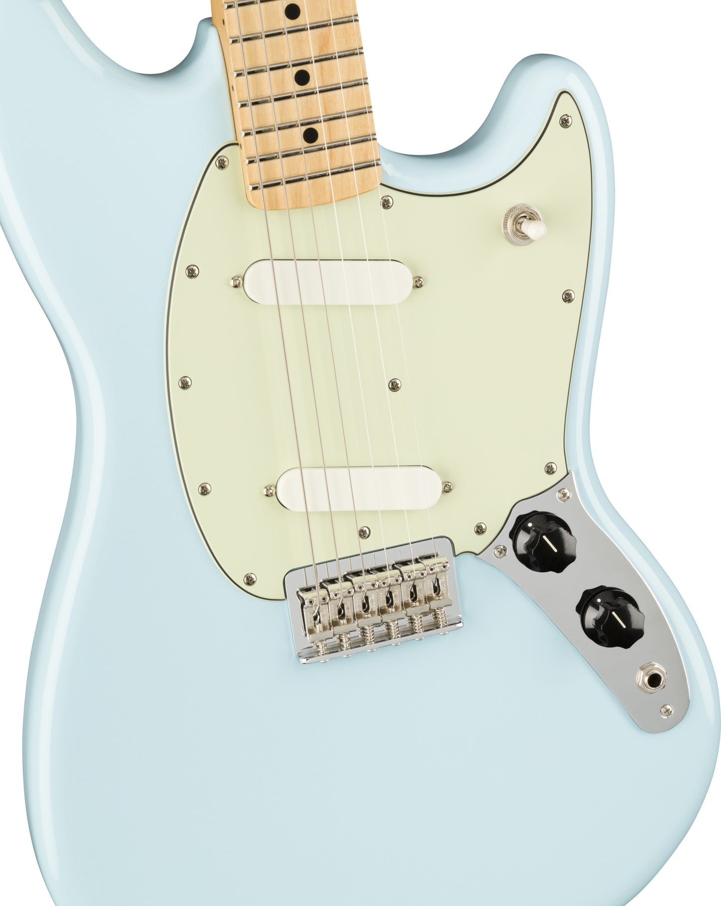 Fender Mustang, Maple Fingerboard, Olympic White