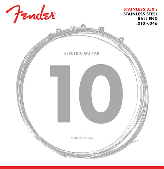 Fender Stainless Steel 350's Guitar Strings