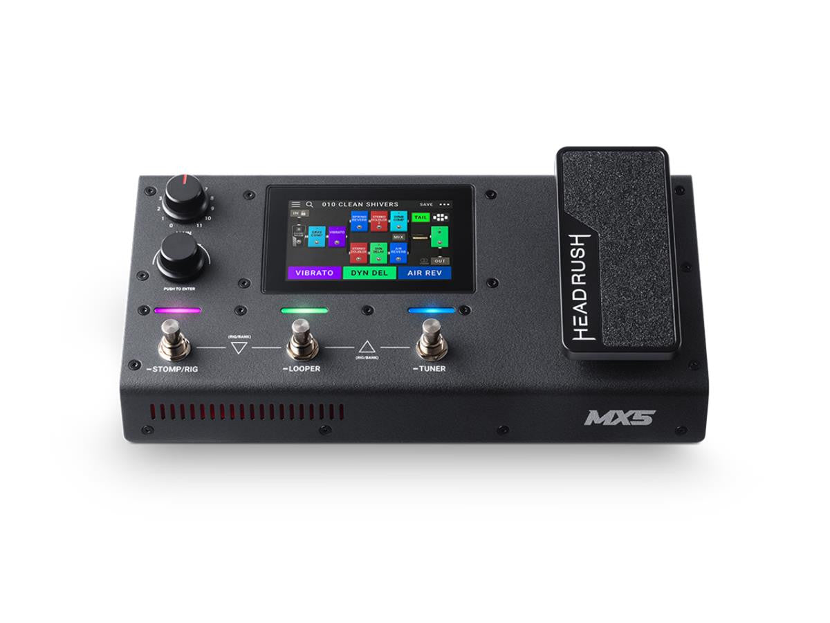MX5  HeadRush  Ultra-portable amp modelling guitar effect processor