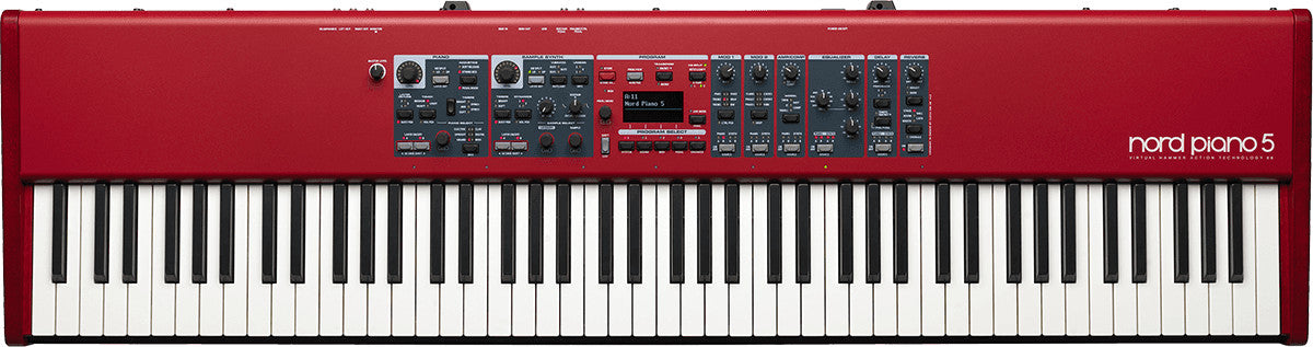 NORD PIANO5 88  88-note Triple Sensor keybed with grand weighted action