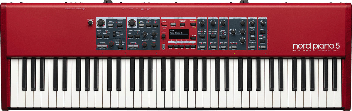 NORD PIANO5 73  73-note Triple Sensor keybed with grand weighted action