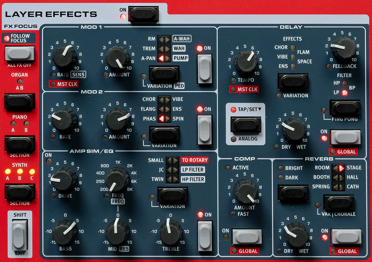 NORD STAGE 4 COMPACT  73 fuldvægtede Triple Sensor tangenter