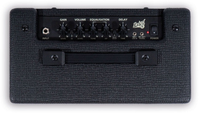 Blackstar Debut 15E Black  15W Guitar Combo med ekko-effekt og kabinet-emulering.
