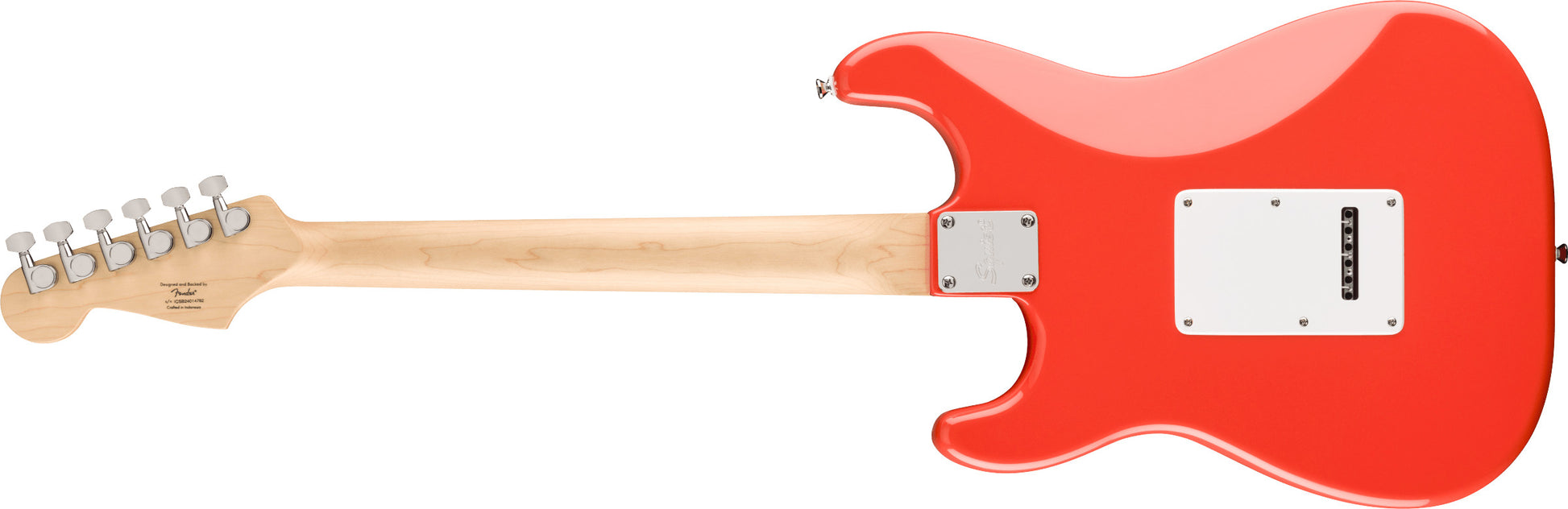 FSR Squier Sonic® Stratocaster®, Maple Fingerboard, White Pickguard, Fiesta Red