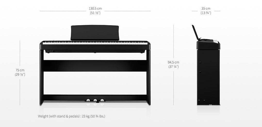 Kawai ES-120 Sort med Fuldt Setup (HML-2 + F-351)