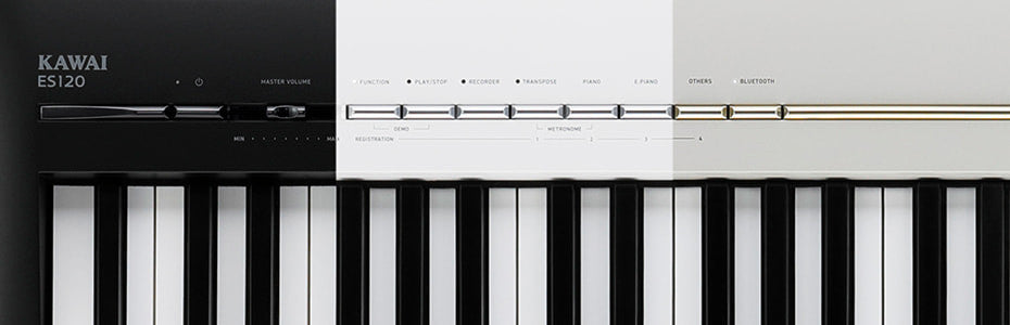 Kawai ES-120 Sort med Fuldt Setup (HML-2 + F-351)