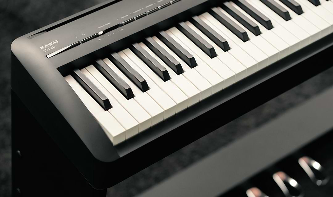 Kawai ES-120 Sort med Fuldt Setup (HML-2 + F-351)