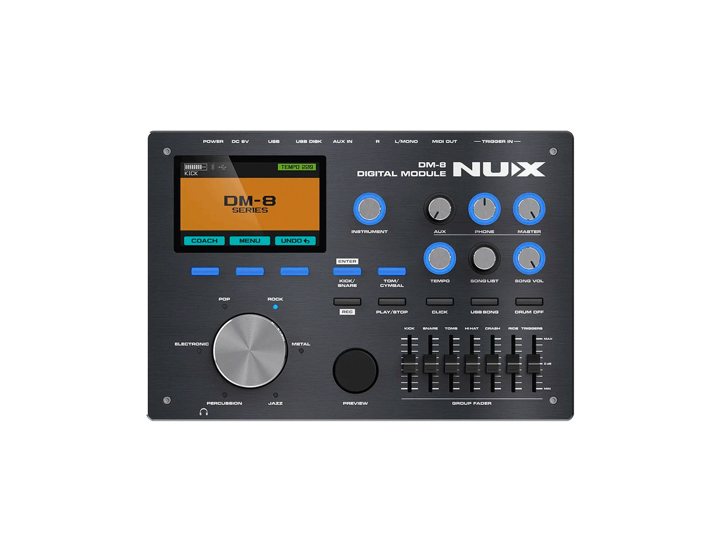 Nux El-Trommesæt DM-8
