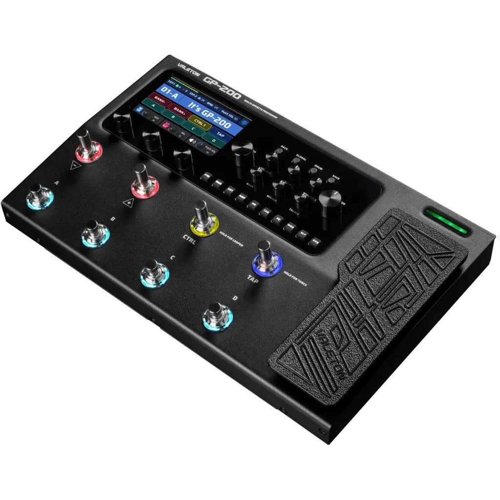 Valeton GP-200 guitar-multieffekt-pedalboard