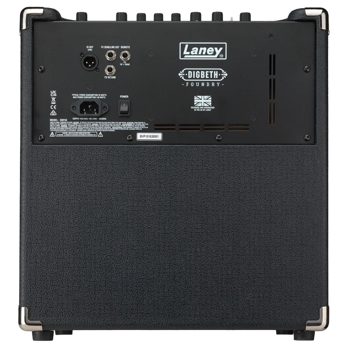 Laney Digbeth Foundry Series DBF50 - Bass Guitar Combo - 1x10" Woofer
